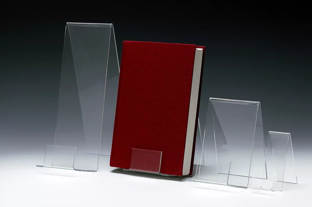Chevalets à livre plexi