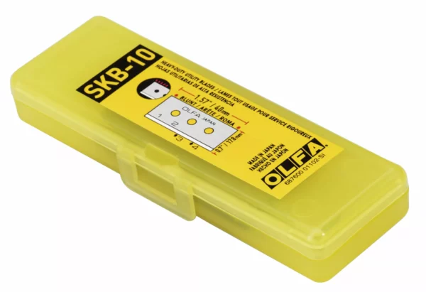 Boîte jaune de lames utilitaires OLFA SKB-10