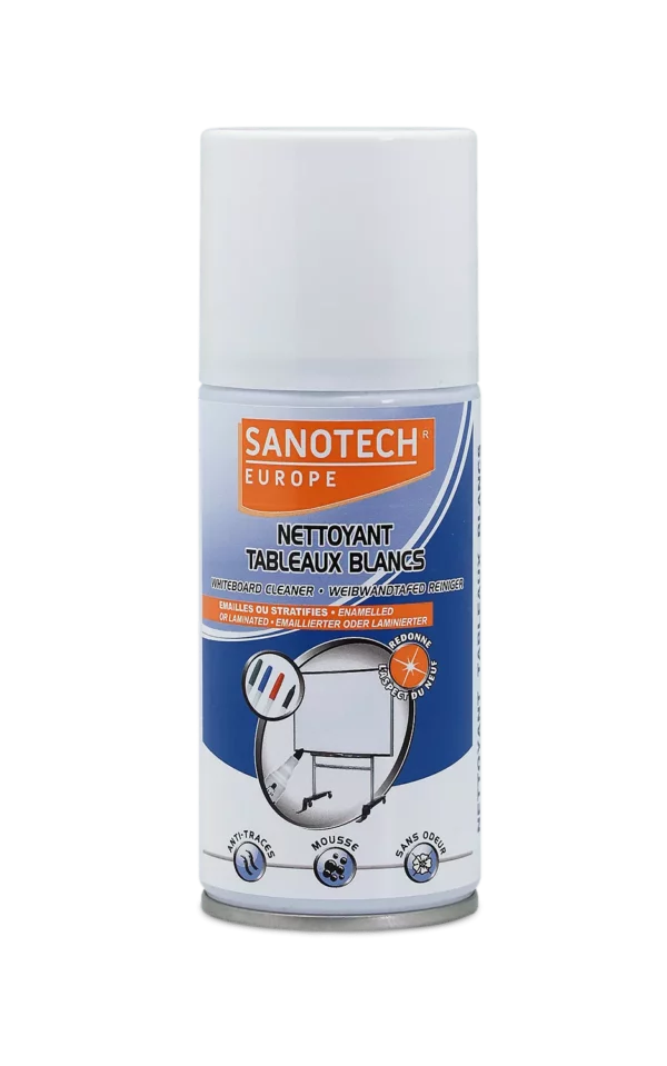 Aérosol nettoyant pour tableaux blancs Sanotech