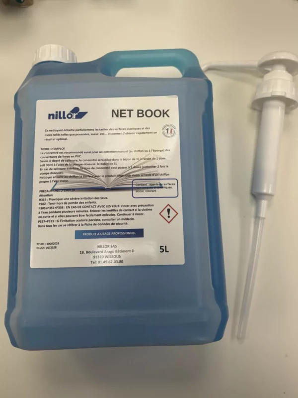 Bidon nettoyant Nillor NET BOOK 5L